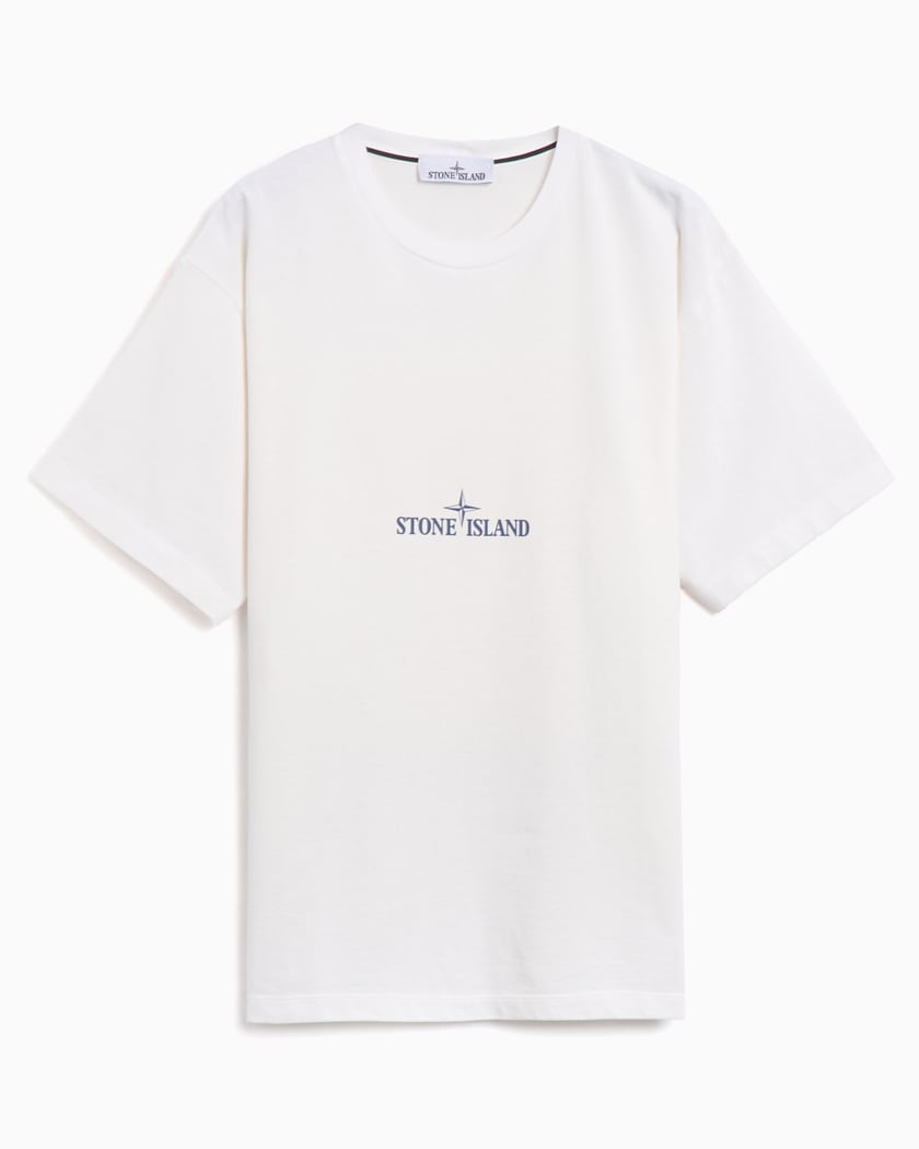 Stone Island Logo Men's T-Shirt White 81152NS92-V0001