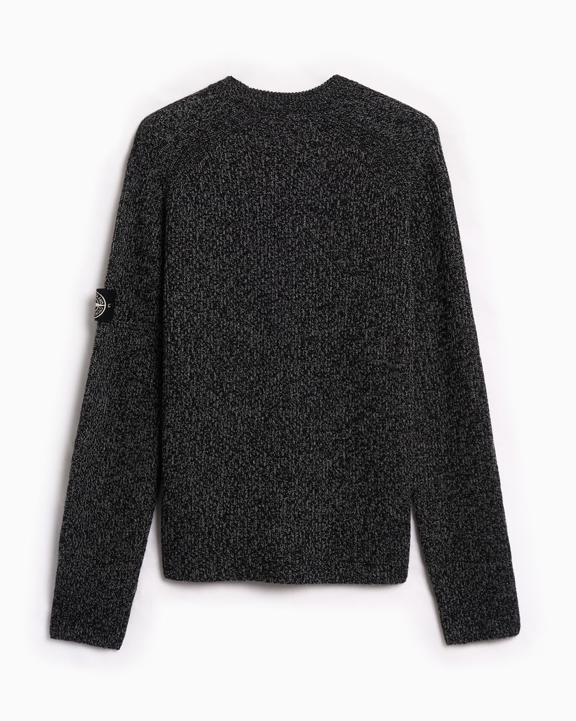 【希少】Stone  ブラック ニット S STONE ISLAND Wool Turtleneck Sweater 'Black' 7915558FA-V0020