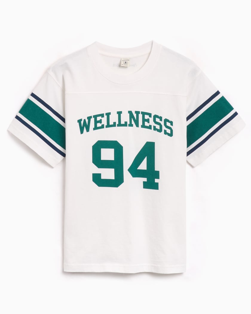 トップス Sporty and Rich WELLNESS 94 Rugby Tee M Sporty & Rich - Wellness 94 Rugby T-Shirt | HBX - Globally
