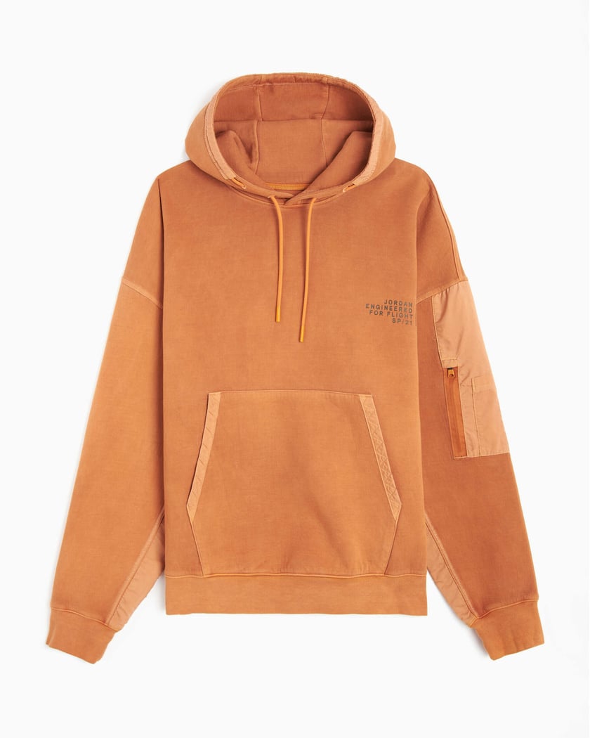 Felpa jordan uomo marrone on sale