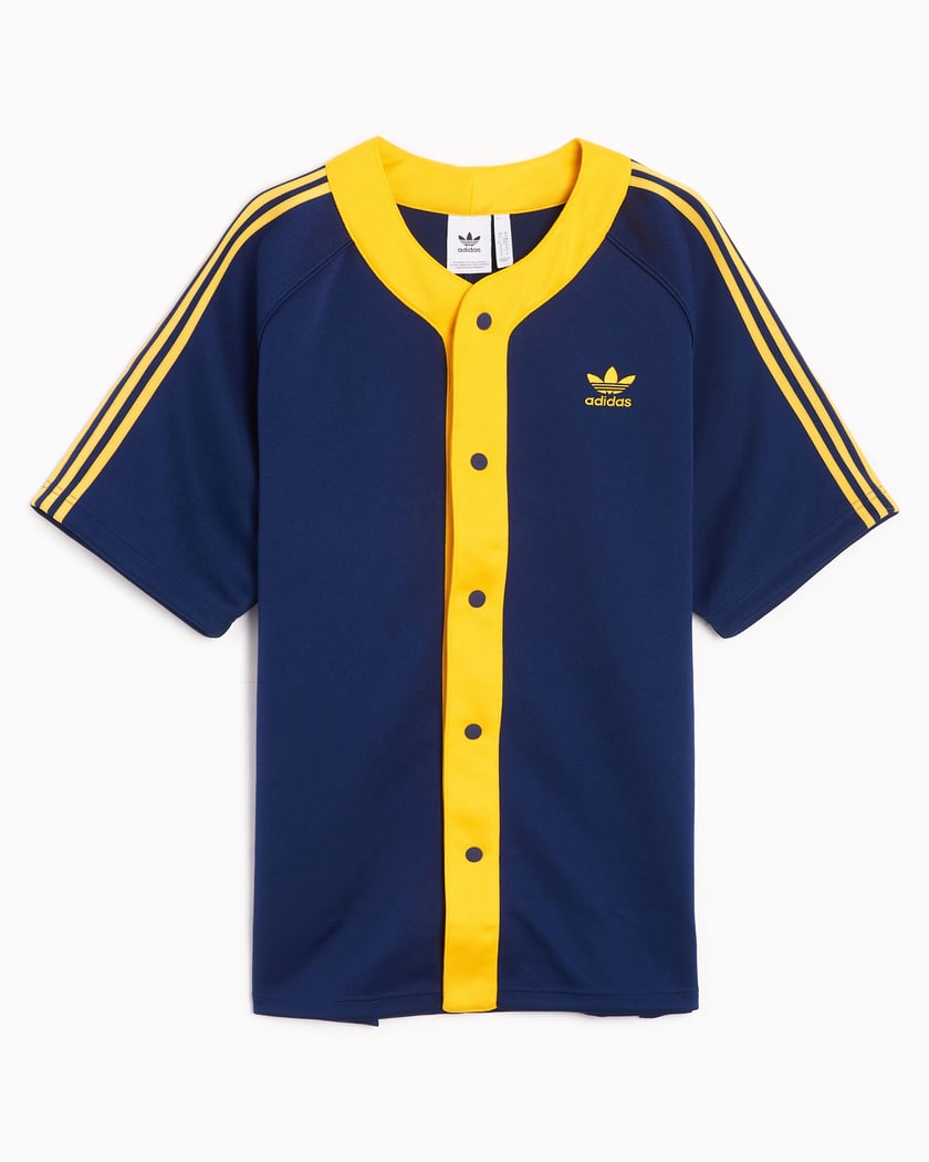 Blue and yellow adidas shirt new arrivals