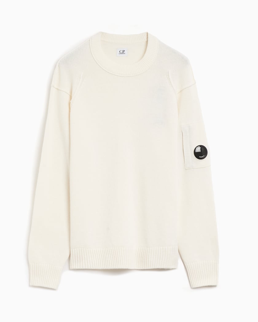 Cp company white sweatshirt deals