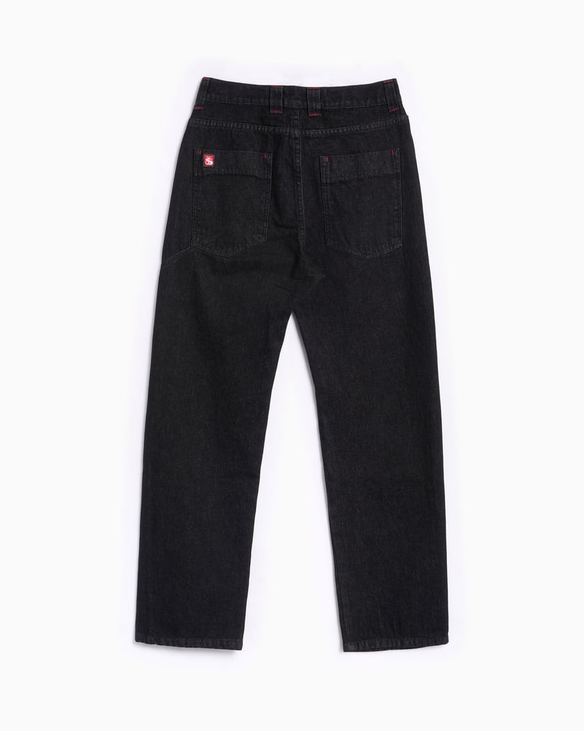 Yardsale YS Slick Relaxed Men's Jeans Black PN26200 | FOOTDISTRICT