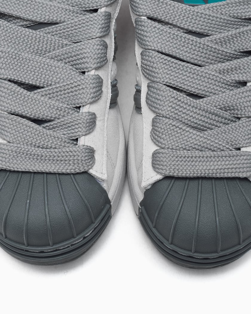 white and grey shell toe adidas