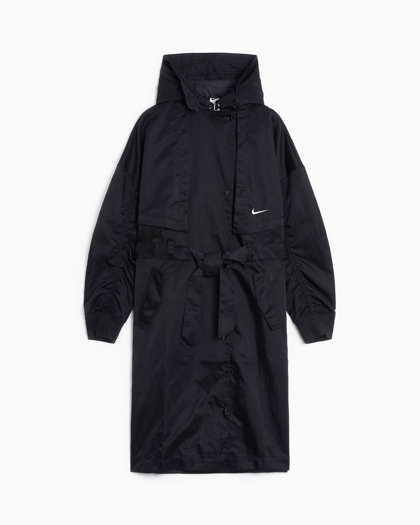 Nike Sportswear Essentials Women s Waterproof Jacket Schwarz FB4521 010 FOOTDISTRICT
