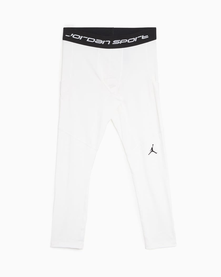 Jordan Sports Dri FIT Men s 3 4 Leggings Blanc FV8634 100 FOOTDISTRICT