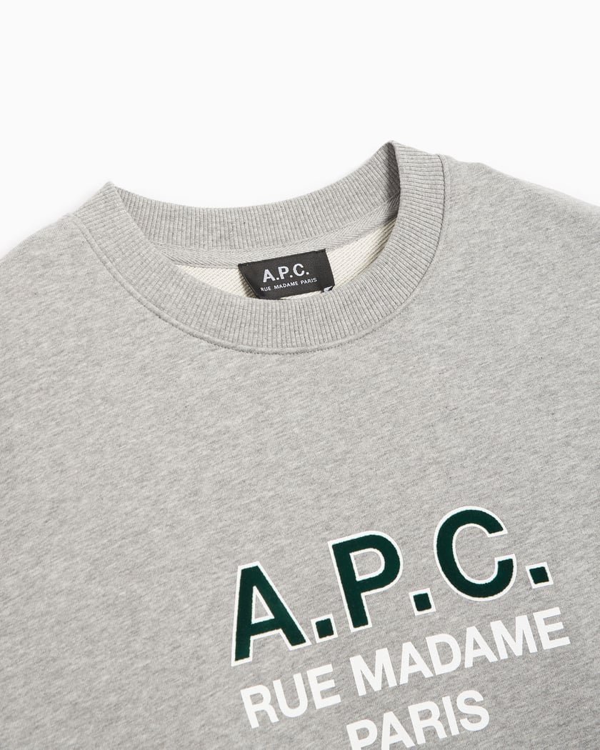 Apc grey sweatshirt new arrivals
