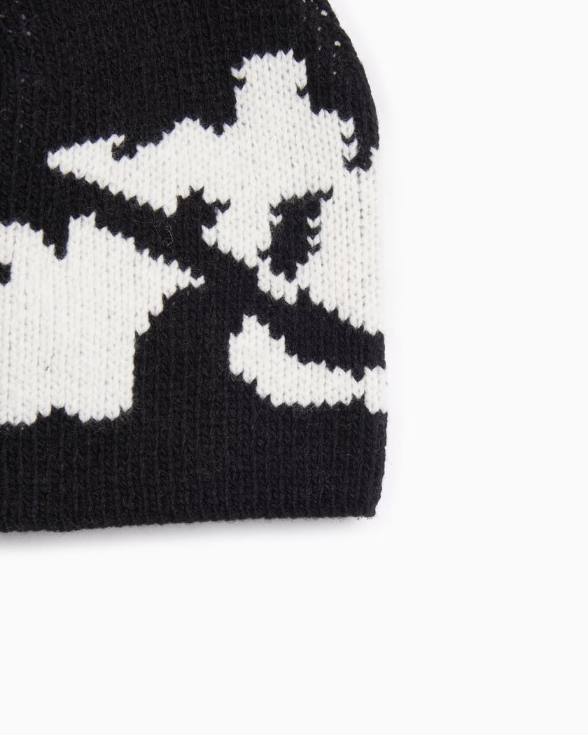 Arte Antwerp Ripped Arte Side Unisex Beanie Black AW25-154AC