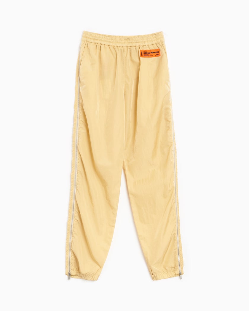 Heron Preston Men s Washed Nylon Track Pants Beige HMCJ006S22FAB0016100 FOOTDISTRICT