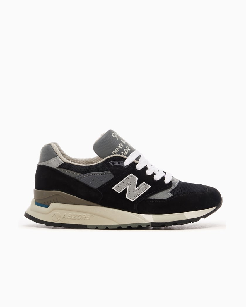 New Balance U998 BL Made In USA Black U998BL FOOTDISTRICT