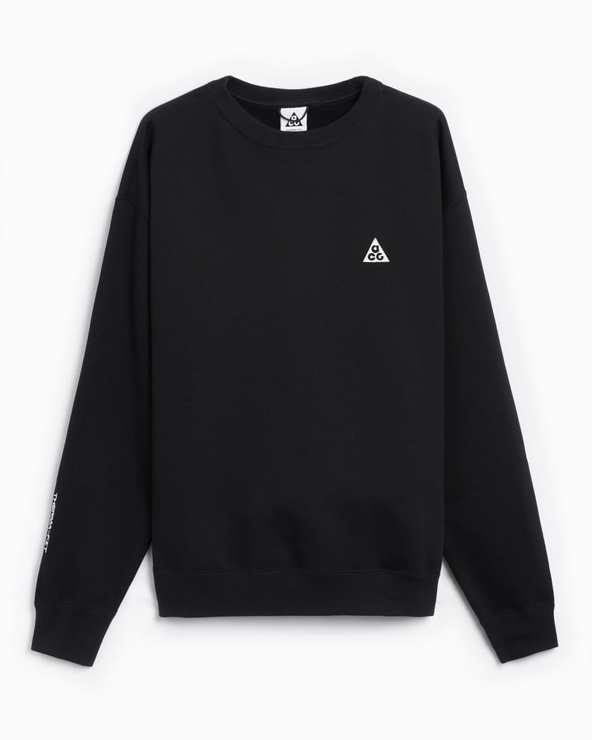 Nike ACG Therma FIT Unisex Fleece Sweatshirt Negro DX9611 010