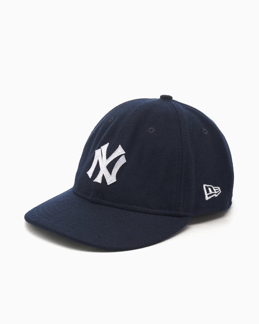 New Era New York Yankees MLB Cooperstown Script 59FIFTY Retro Crown Unisex Cap Blue 60580658 FOOTDISTRICT