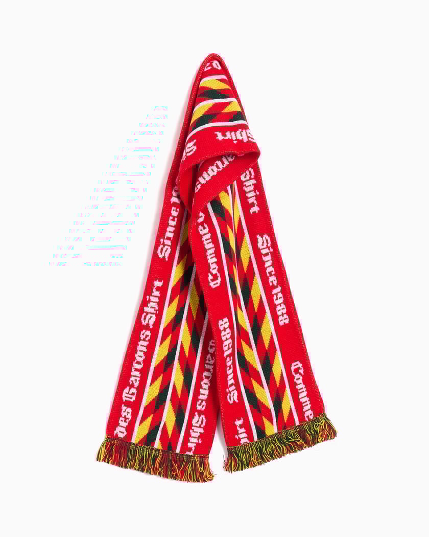 Comme Des Garçons Shirt Unisex Scarf Red FP-K402-W25 | FOOTDISTRICT