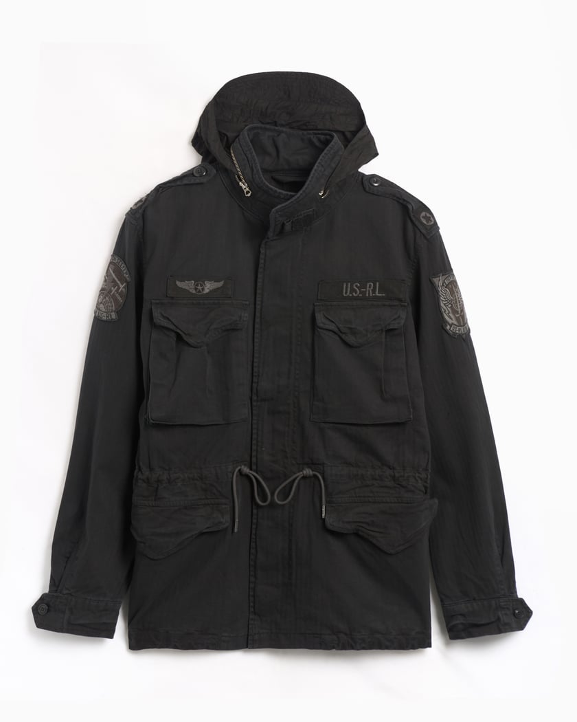 Mens black ralph lauren jacket outlet