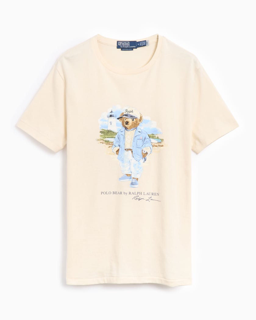 【ファッション通販】の商品をすべて Polo Ralph Lauren Polo Bear Men's T-Shirt Beige 710969630001 トップス