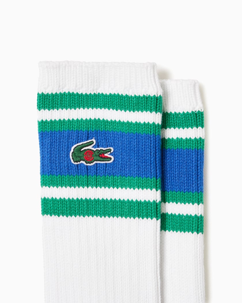 Lacoste x CLOT Unisex Socks White RA3187-00-001 | FOOTDISTRICT