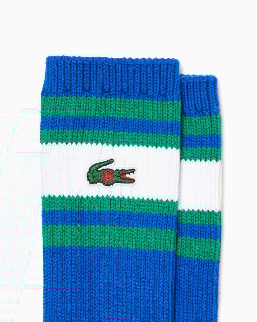 Lacoste x CLOT Unisex Socks Blue RA3187-00-JQ0 | FOOTDISTRICT