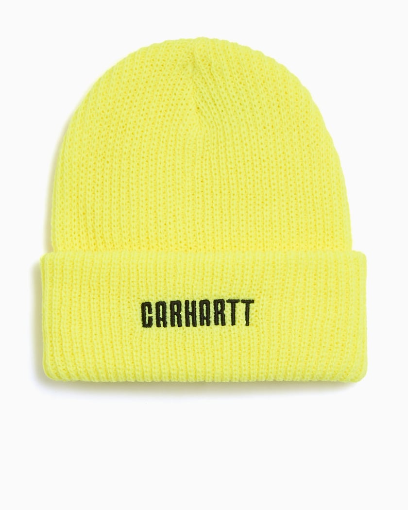 Carhartt WIP Industry Unisex Beanie Yellow I034368 2N9XX FOOTDISTRICT