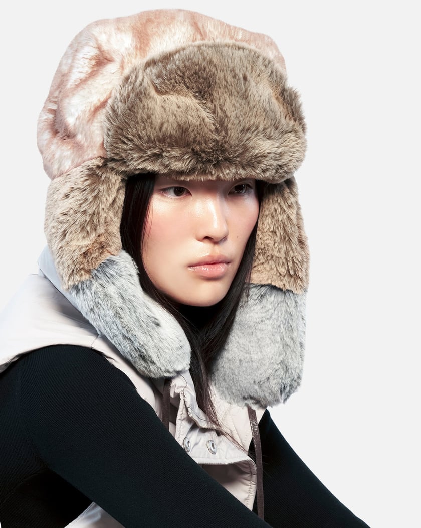 Faux fur hat on sale