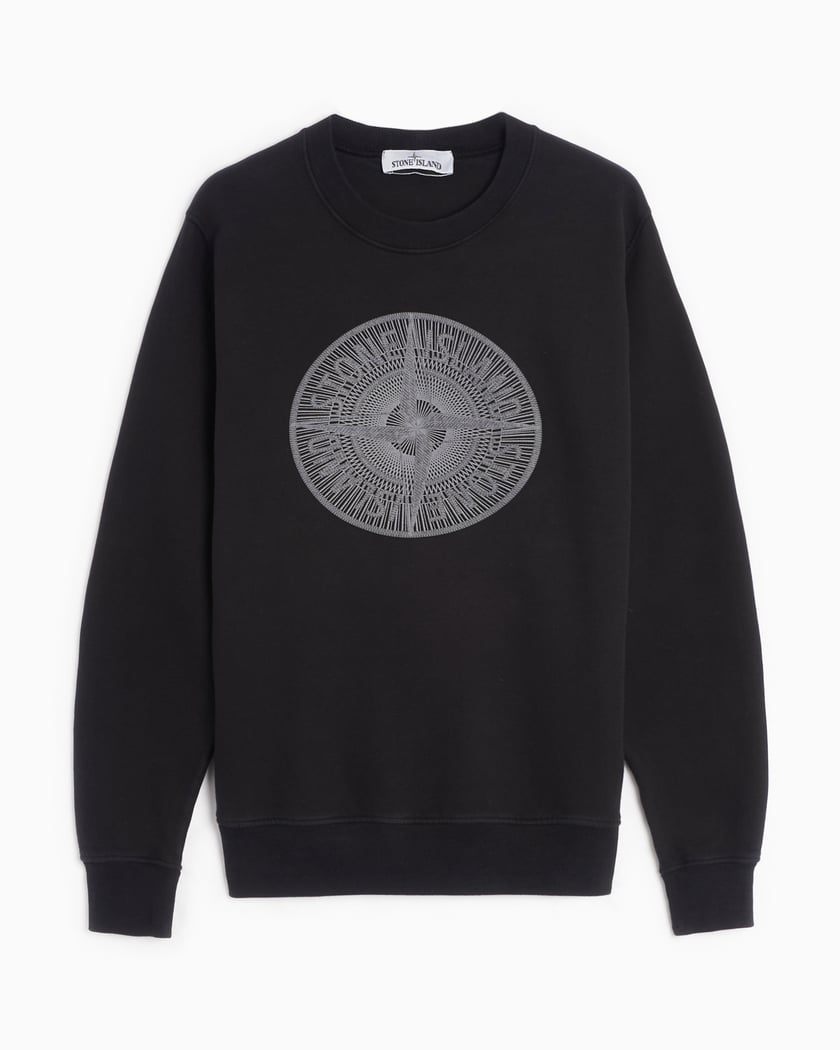 Stone Island Men s Sweatshirt Zwart 791566559 V0029 FOOTDISTRICT