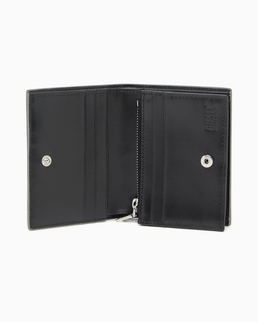 Diesel 1DR 1DR Bi Fold III Waller Black X10204-PS202-H0535 Diesel 1DR 1DR Bi Fold III Waller Black X10204-PS202-H0535