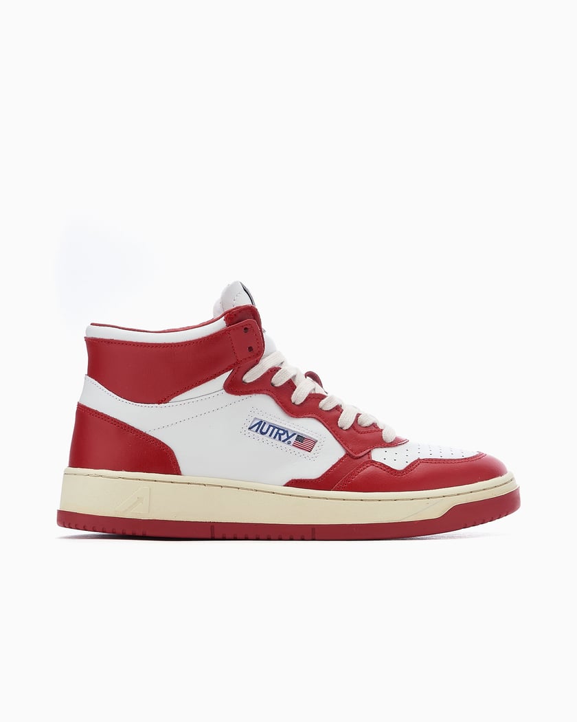 Autry 01 Medalist Mid Leather Red AUMMWB02 | FOOTDISTRICT