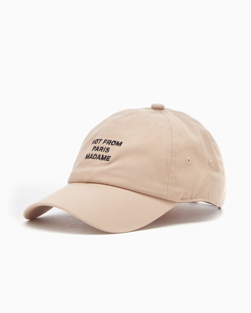 Drôle de Monsieur Not From Paris Madame Unisex Cap Beige