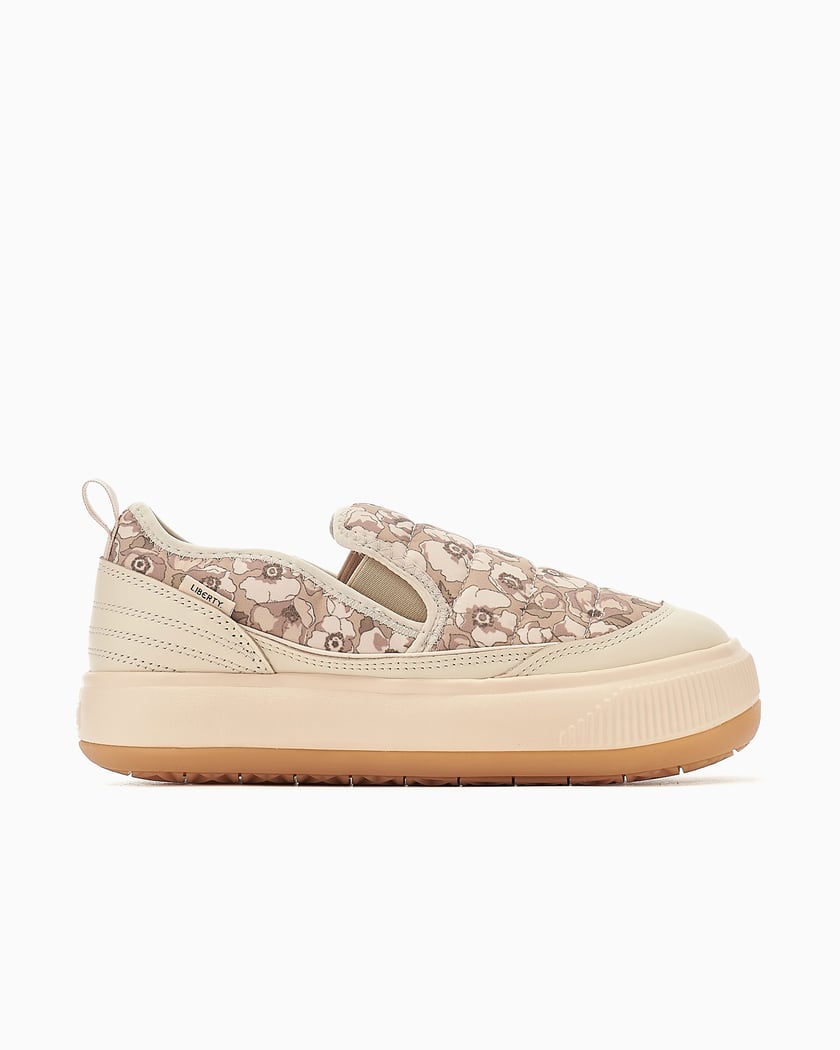 Puma x LIBERTY Women s Suede Mayu Slipon Beige 384130 01 FOOTDISTRICT