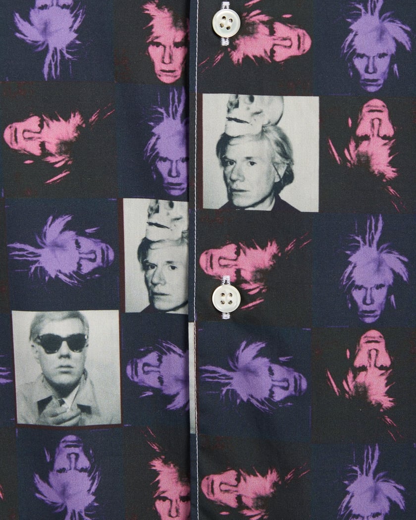Comme Des Garçons Shirt Andy Warhol Men's Short Sleeve Shirt
