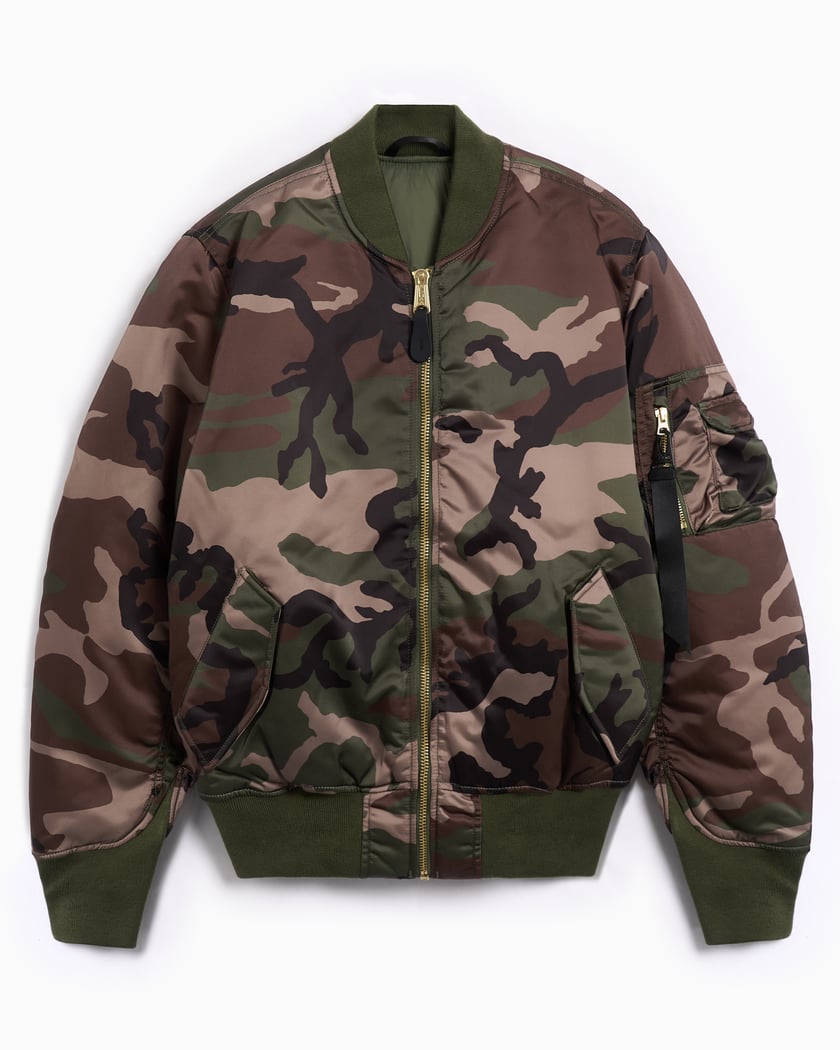 Alpha Industries MA-1 Base Flight Camo Men's Bomber Multi 756111C