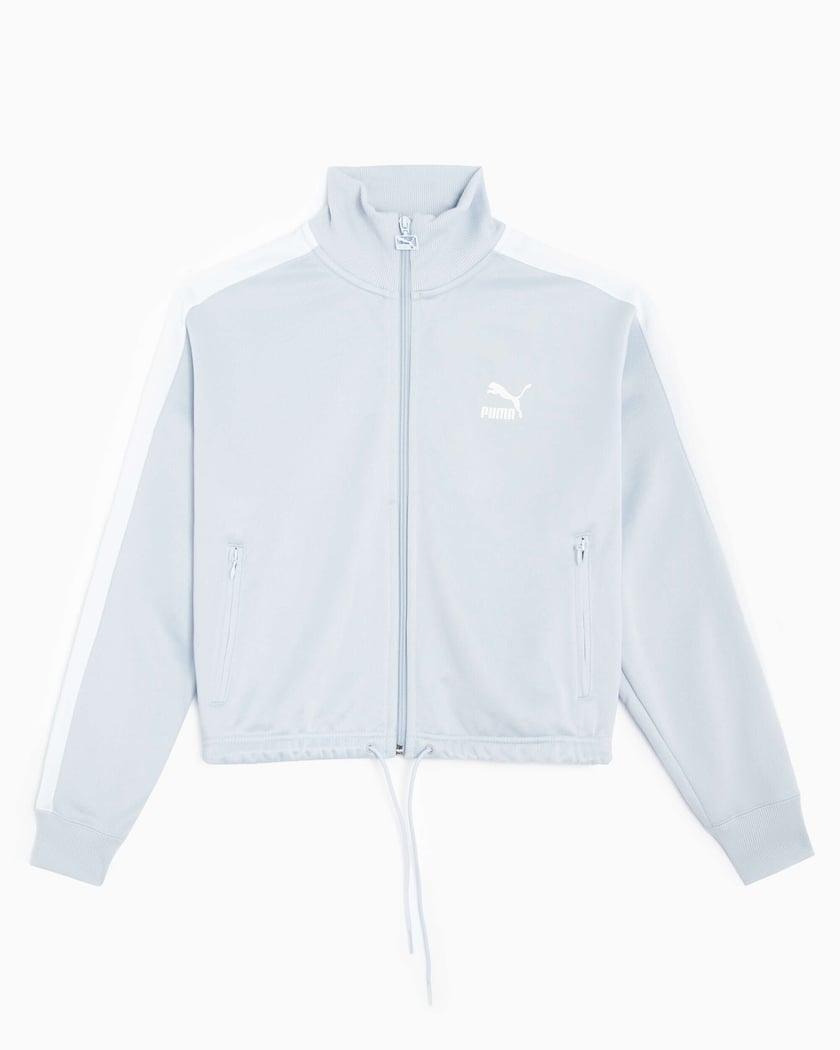Puma T7 Women s Cropped Jacket Blue 533519 21 FOOTDISTRICT