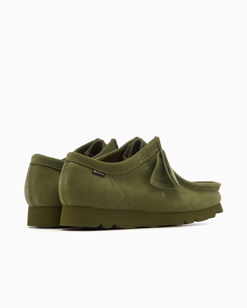 Clarks Wallabee Gore Tex Vibram Verde 261740447 FOOTDISTRICT