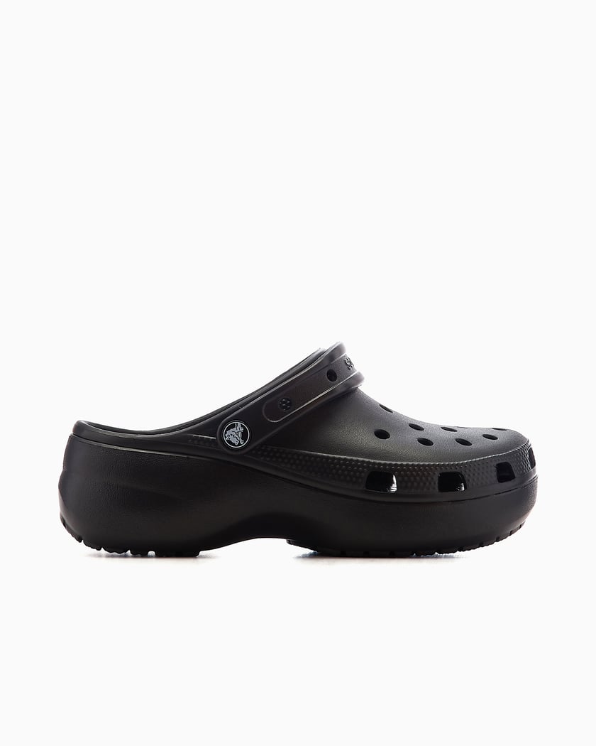 Crocs Women's Classic Platform Clog Negro 206750-001 FOOTDISTRICT