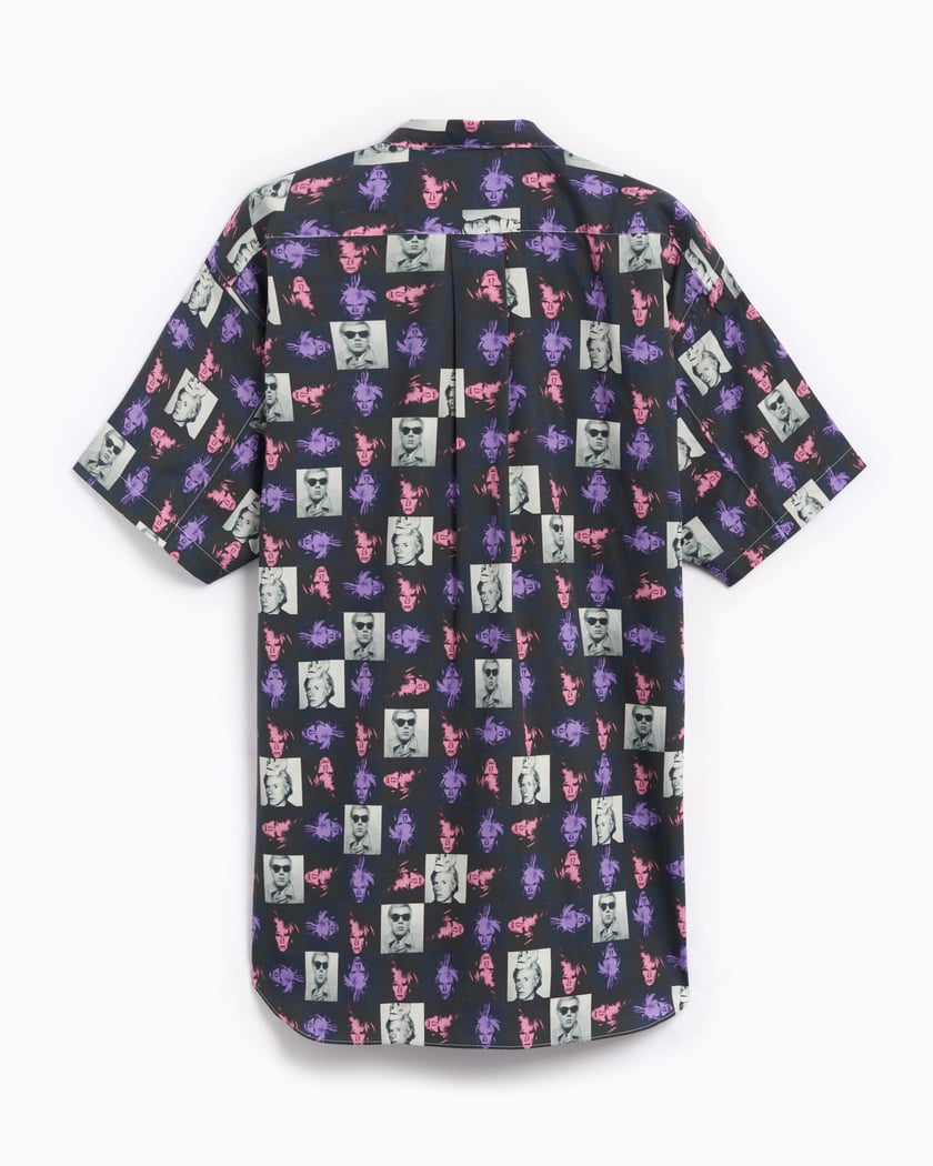 Comme Des Garçons Shirt Andy Warhol Men's Short Sleeve Shirt Men's