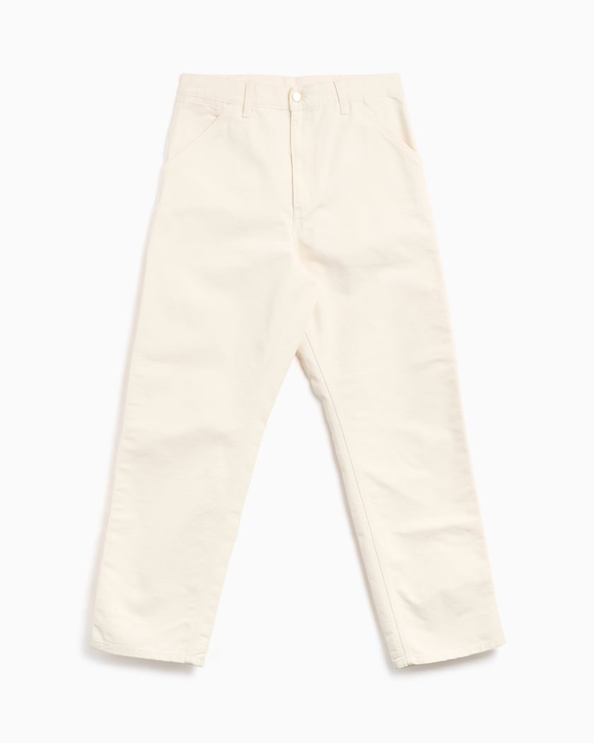 Carhartt WIP Single Knee Unisex Pants White I031497 D602 FOOTDISTRICT