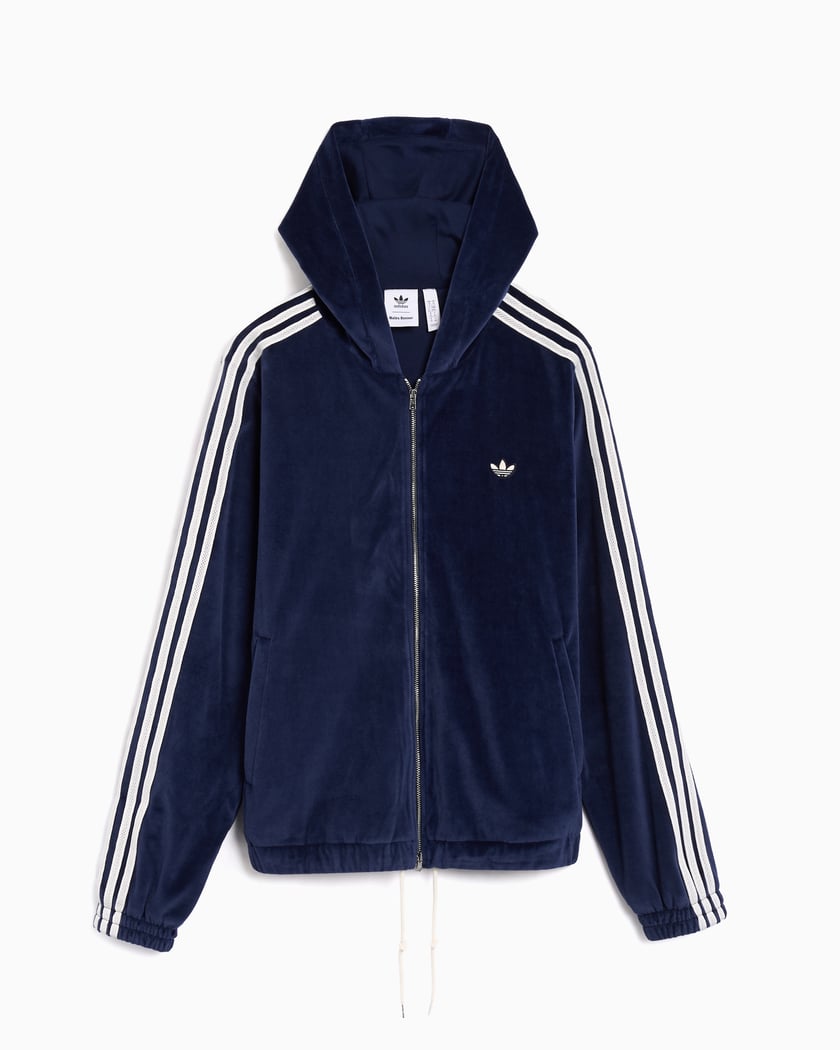Track Jacket adidas Originals x Wales Bonner Velour per uomo Blu
