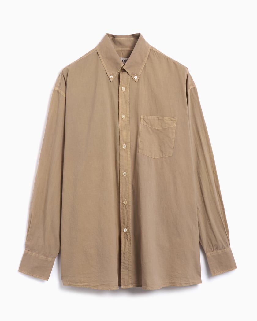 Our Legacy Borrowed Men's Button-Down Shirt Men's Shirt Brown