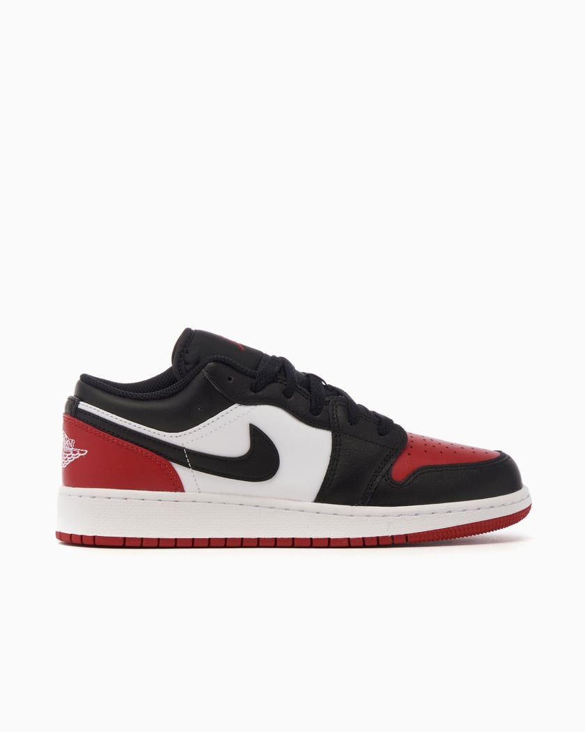 Air Jordan 1 Low GS Schwarz Rot 553560 161 FOOTDISTRICT