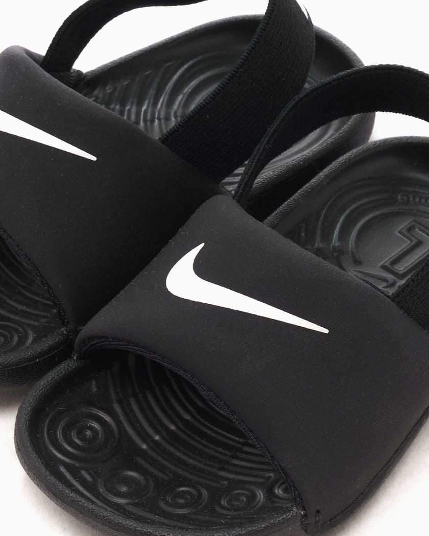 Black nike kawa slides discount
