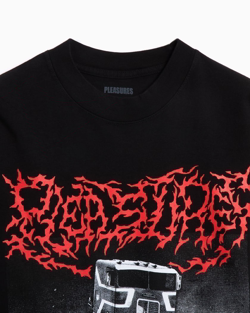 Pleasures Off Road Men's T-Shirt Black P25SP065-BLACK Pleasures Off Road Men's T-Shirt Black P25SP065-BLACK