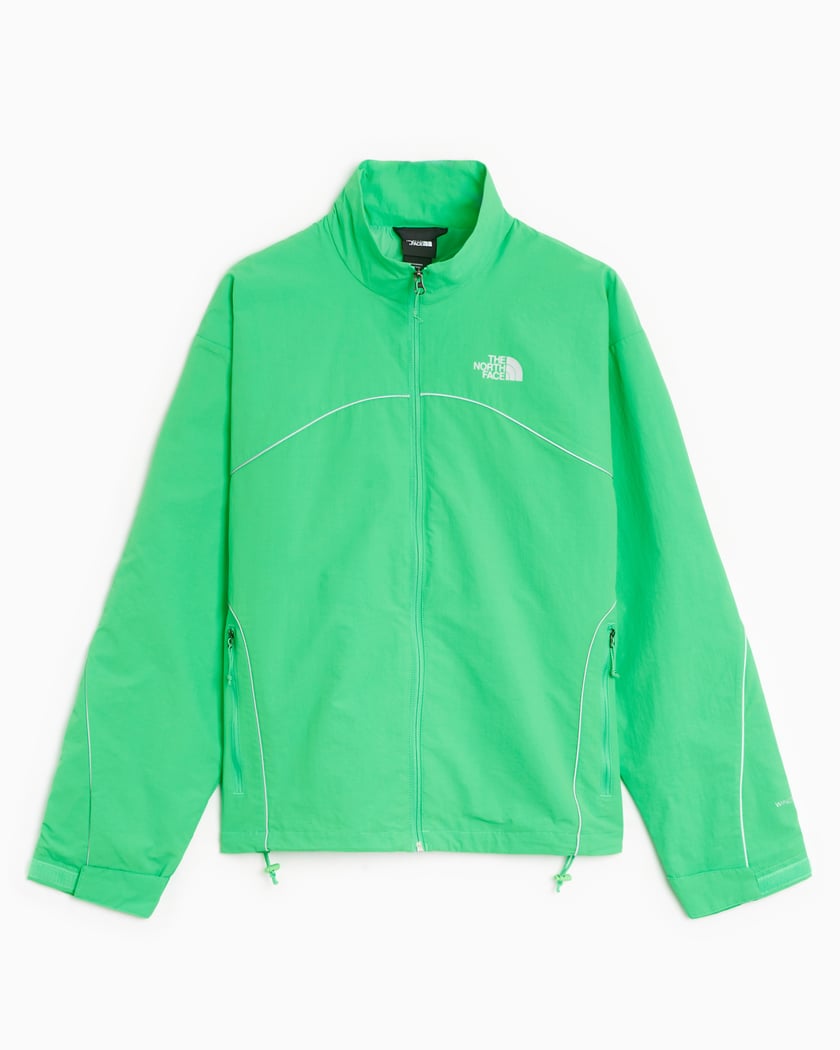 North face windbreaker green clearance