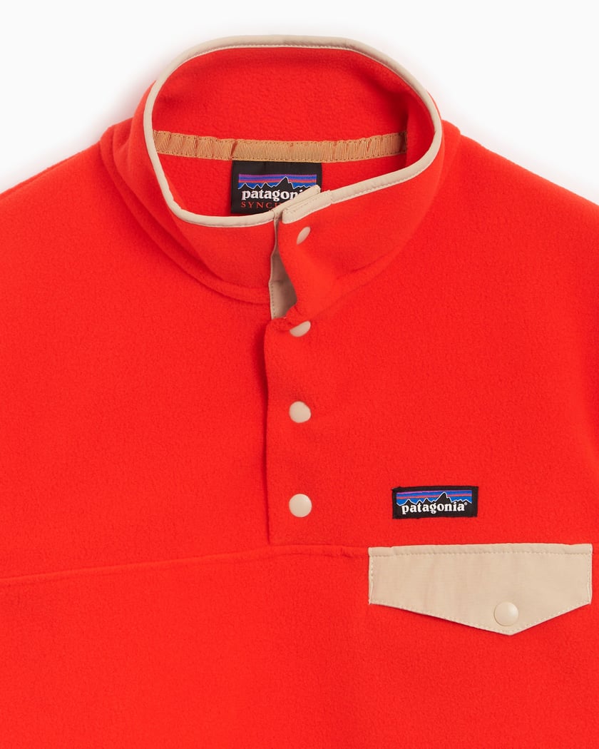 Patagonia Lightweight Synchilla Snap-T Women's Fleece Jacket Red