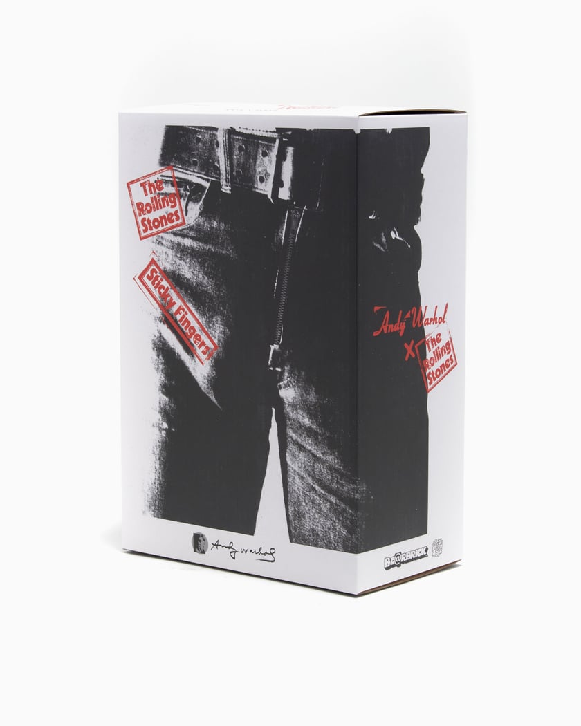 Medicom Toy Be@rbrick The Rolling Stones Sticky Fingers 100 Medicom Toy Be@rbrick The Rolling Stones Sticky Fingers 100