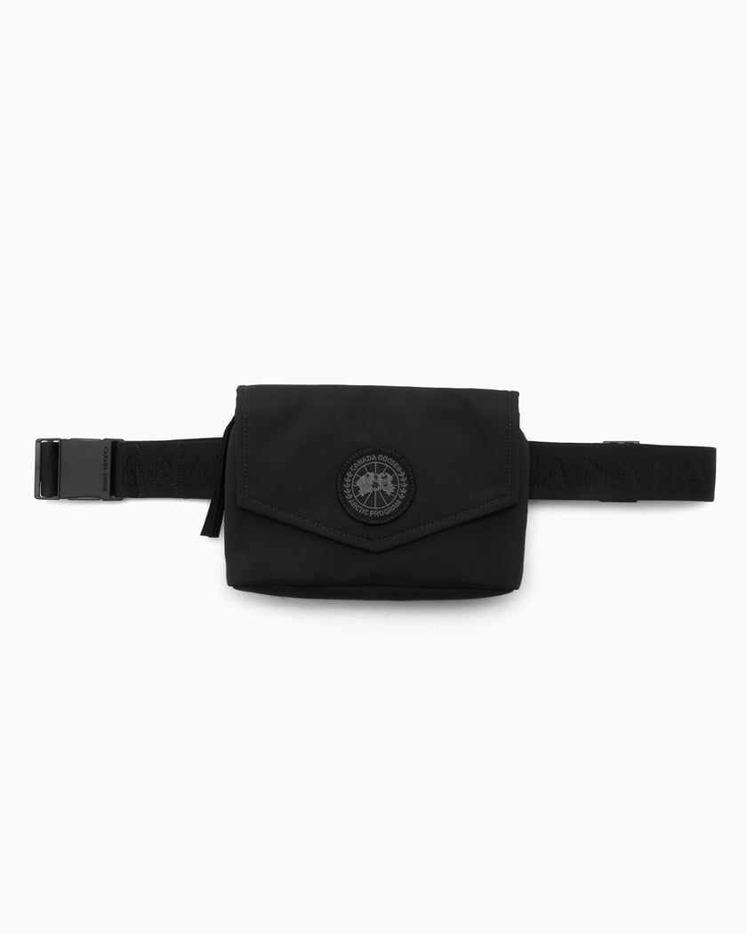 Black leather fanny pack, converts to crossbody | Handmade in Canada -  Rimanchik