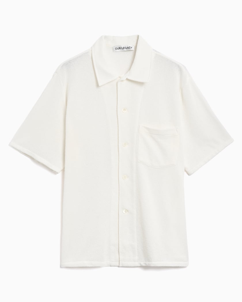 Our Legacy Elder Men's Short Sleeve Shirt Schwarz, Bunt