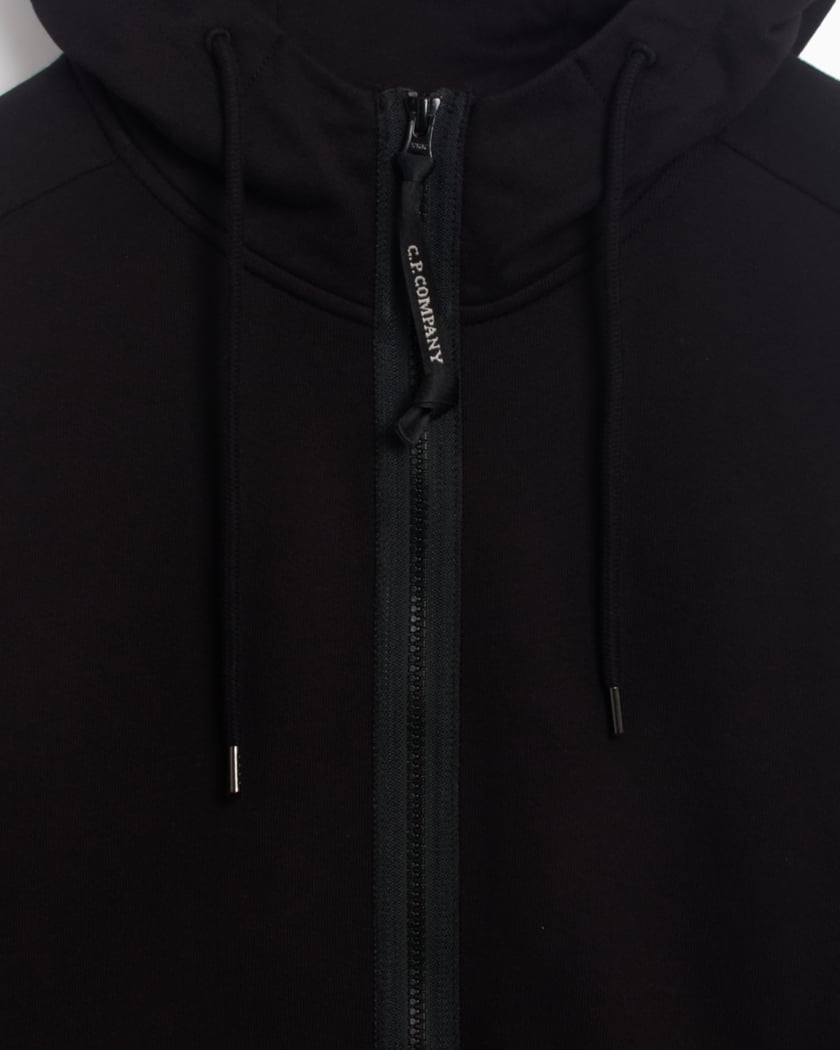 CP Company Men's Zip Hoodie Men's Zip-Up Sweatshirt Black