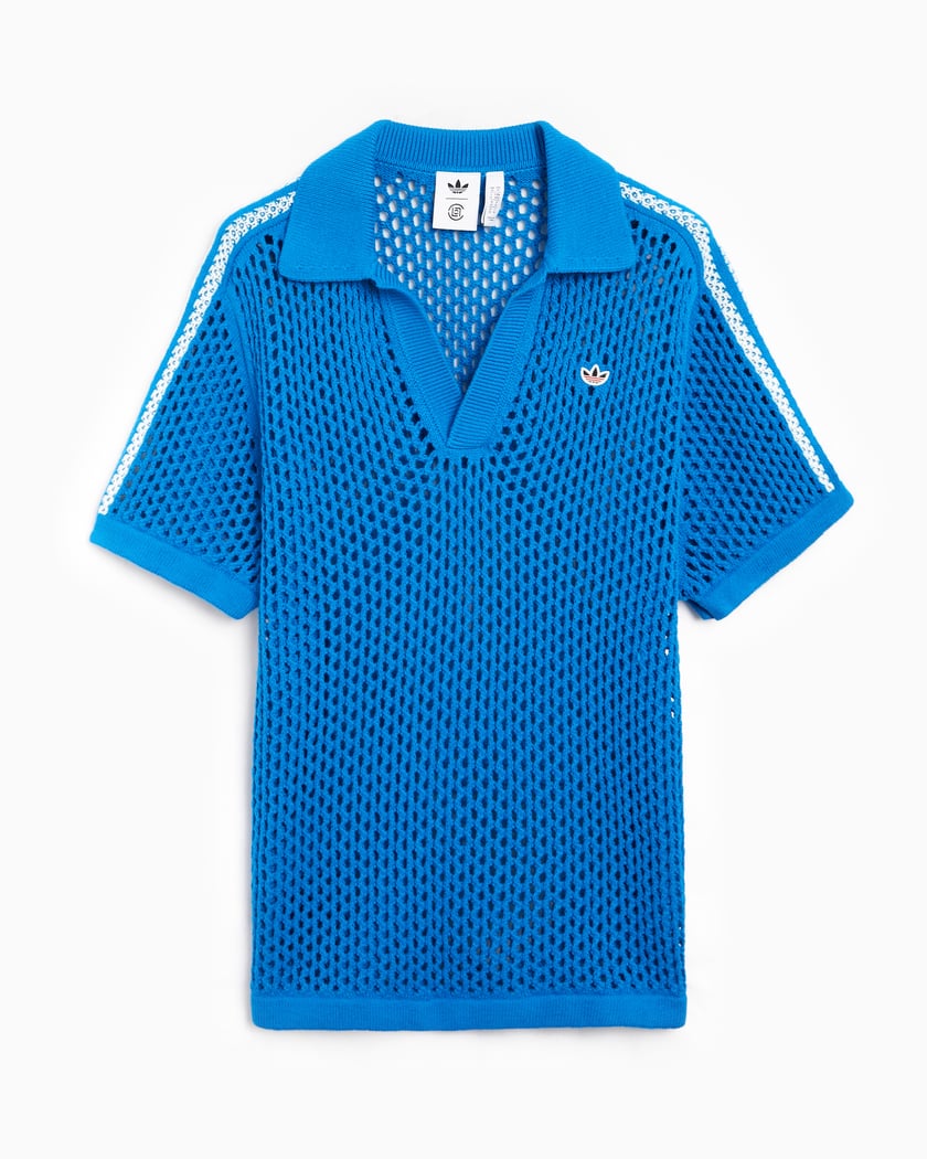 adidas Originals x CLOT By Edison Chen Unisex Crochet Polo Shirt