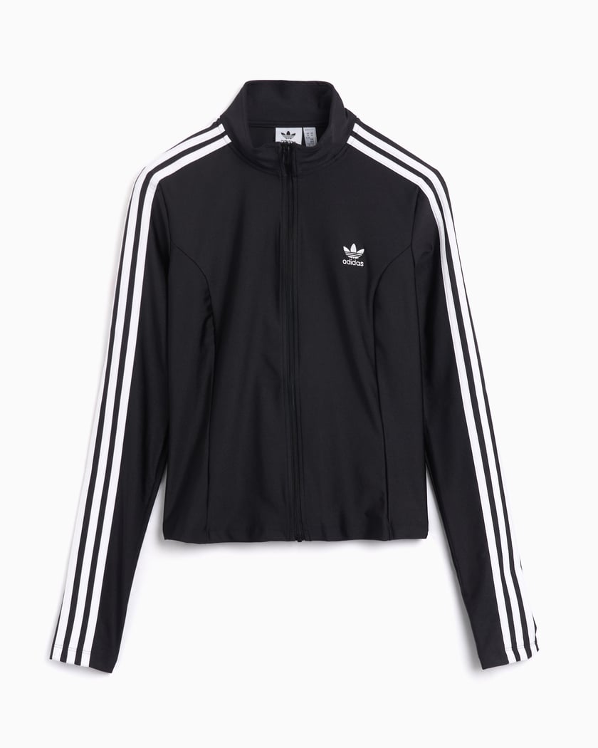 adidas Originals Stripes Women's Slim Track Jacket Schwarz