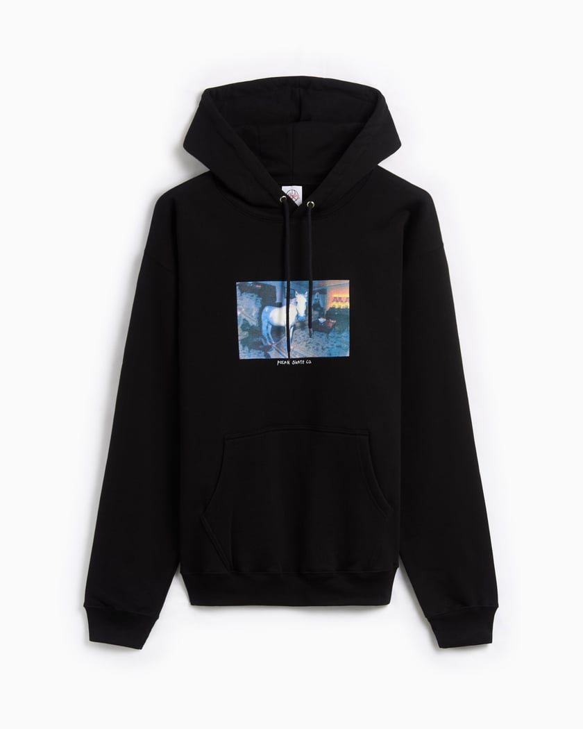 Polar Skate Co. Dave Horse Dream Men s Hoodie Black PSC SU24 41 FOOTDISTRICT