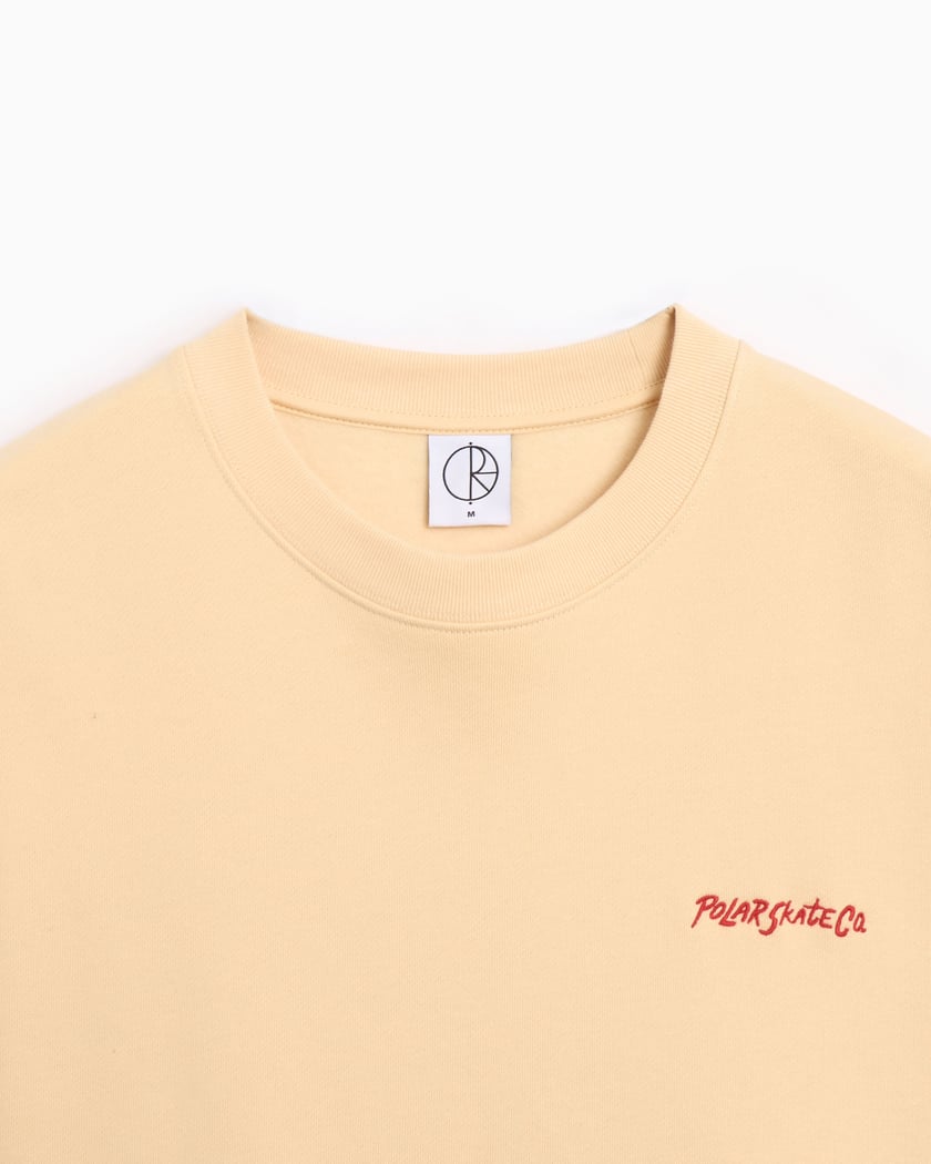 Polar Skate Co. Dave Men's Crewneck Beige PSC-SP25-39 Polar Skate Co. Dave Men's Crewneck Beige PSC-SP25-39